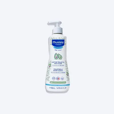 Mustela Lait de toilette sans rinçage à l'avocat BIO 