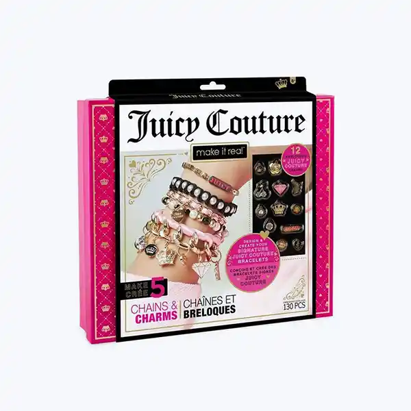  Juicy Couture – Bracelets à Maillons Dorés & Charms Iconiques