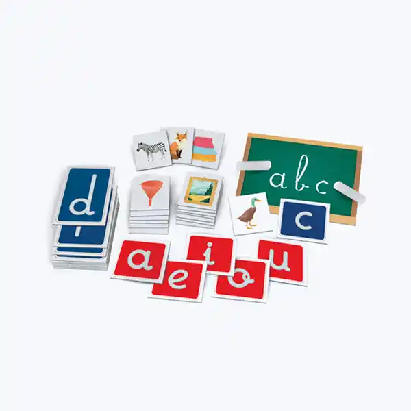Clementoni – Les Lettres Tactiles Montessori – Coffret éducatif avec ardoise et cartes