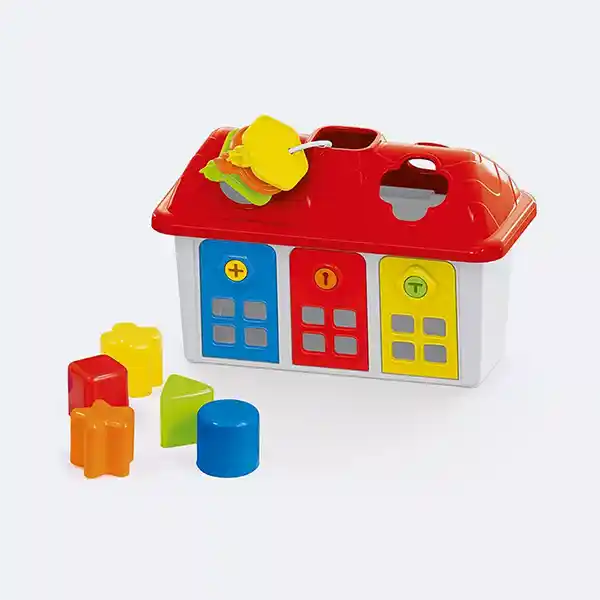  Dolu Happy House – Jouet Trieur de Formes avec Portes Verrouillables