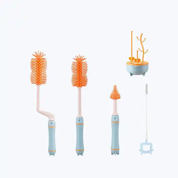  Goupillon 4 en 1 Silicone Alouweekuky – Biberons, Tétines, Pailles