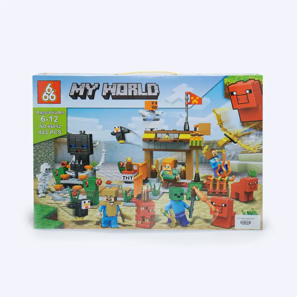 Pixelated World – Pirate Battle, Bloc de Construction 443 pièces