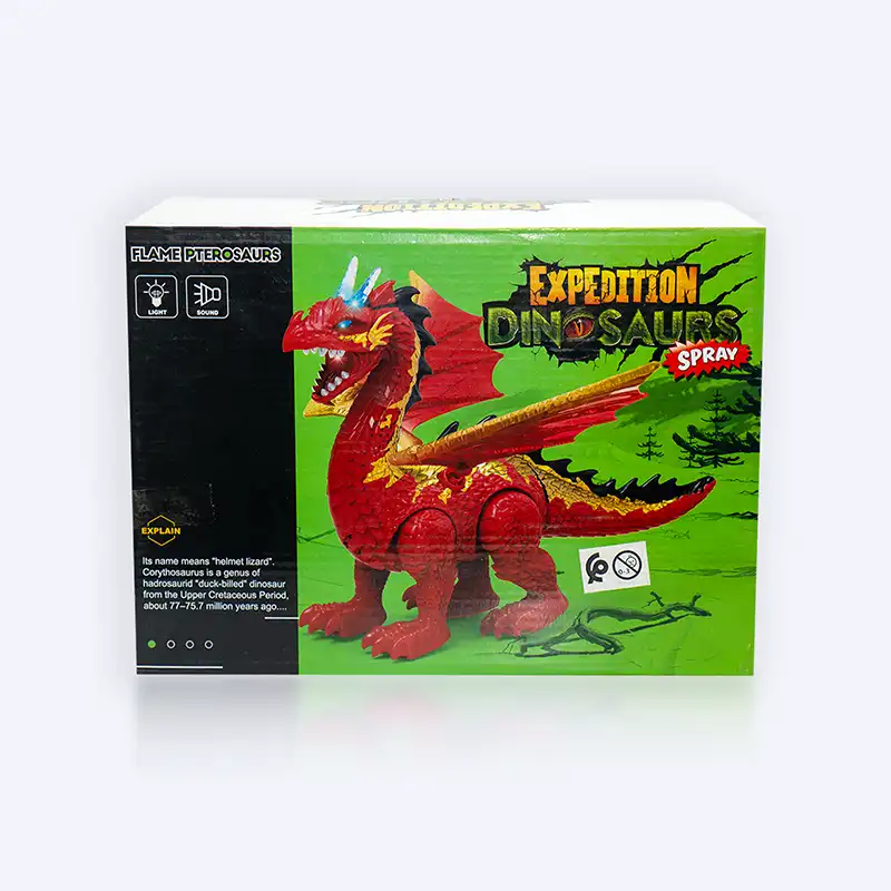 Jouet Dragon Dansant – Son, Lumière et Fumée – Grande Taille