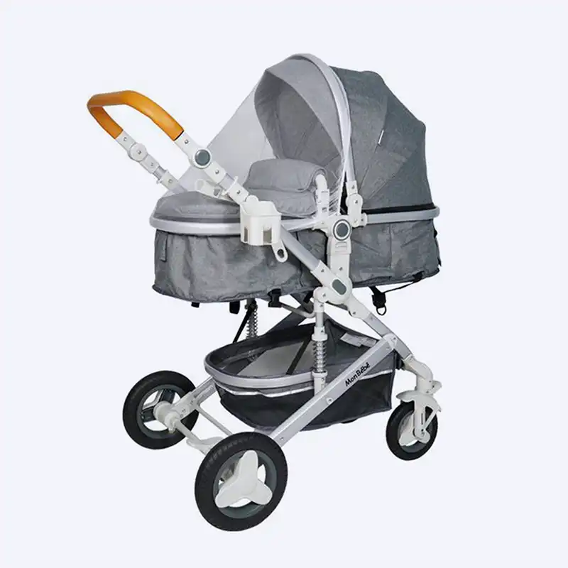 Poussette Réversible Urban Tendance avec Maxi Cosi et Sac à Langer – Gris – Mon Bébé