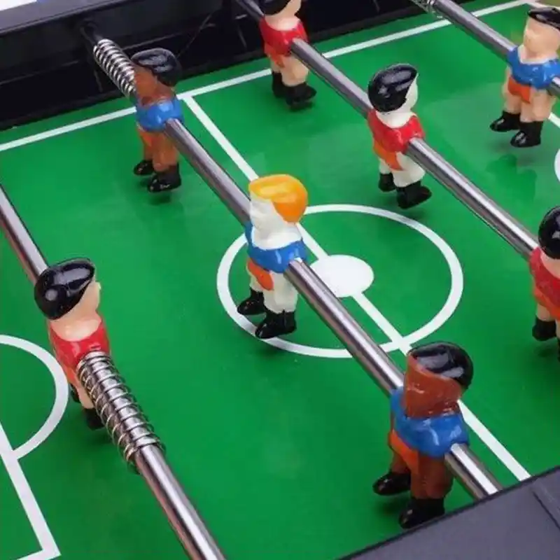 Baby-foot de Bureau à Double Manette – Mini Table de Football Coupe du Monde | Jeu d’adresse et de Réflexe pour Enfants et Adultes