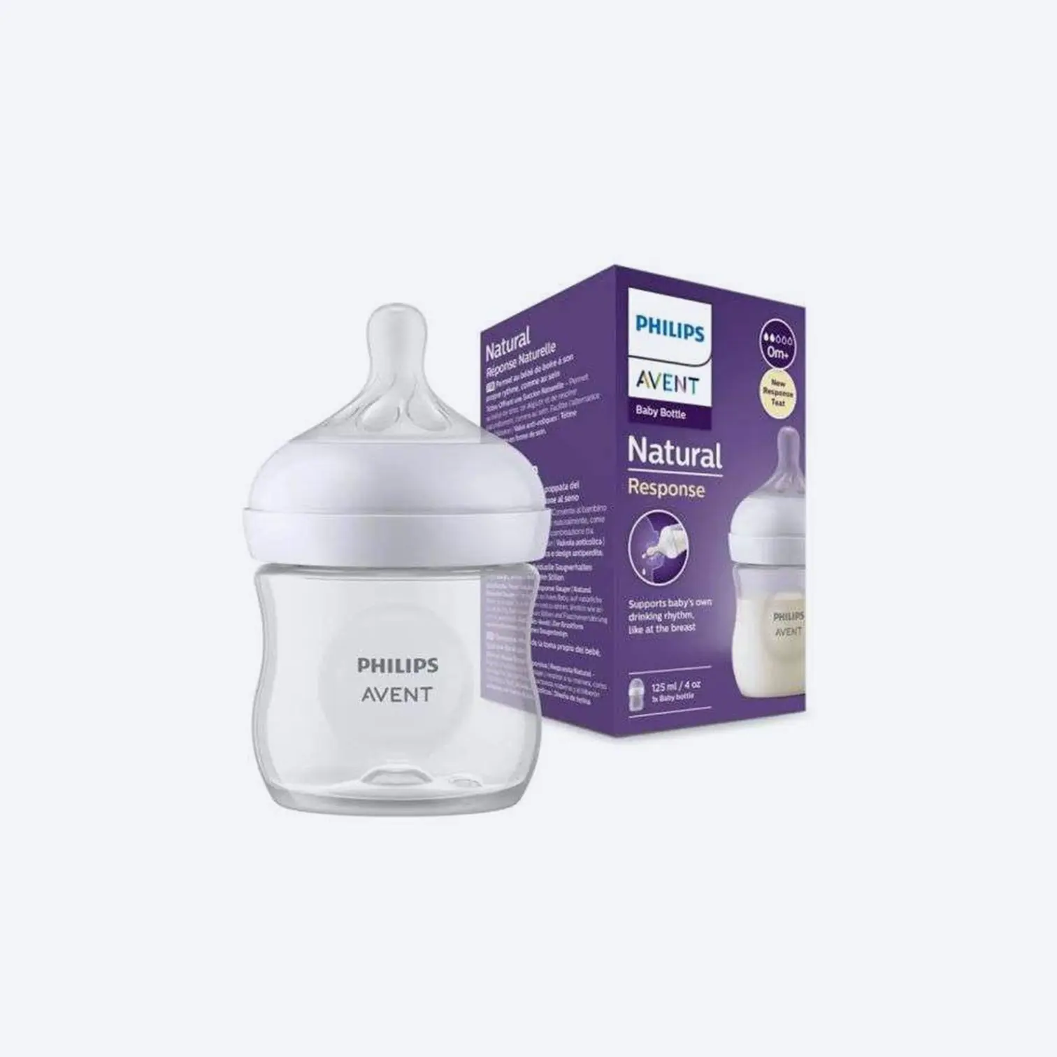Biberon Avent Natural Response 125ml Tétine 0m+
