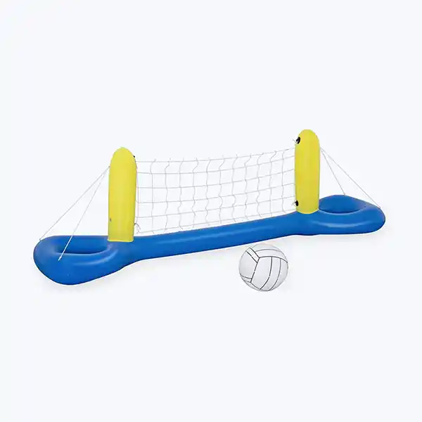 Bestway Set de Volleyball Gonflable – Jeu de Piscine avec Filet et Ballon