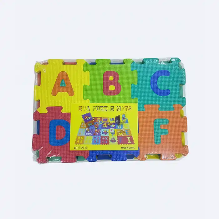 Tapis Puzzle EVA Alphabet et Chiffres pour Bébé | 36 Pièces Éducatives