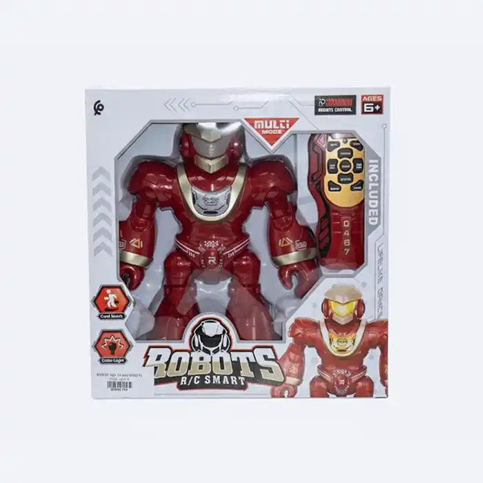 Robot R/C Smart Rouge Multi Mode – Jouet Télécommandé 6+