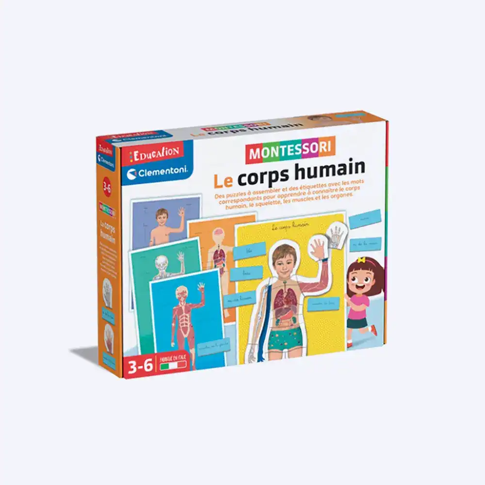 LE CORPS HUMAIN – MONTESSORI – CLEMENTONI