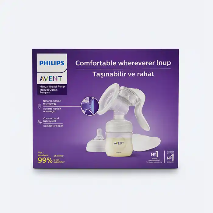 Tire-Lait Manuel Philips Avent Naturel Mouvement & Compact 125ML