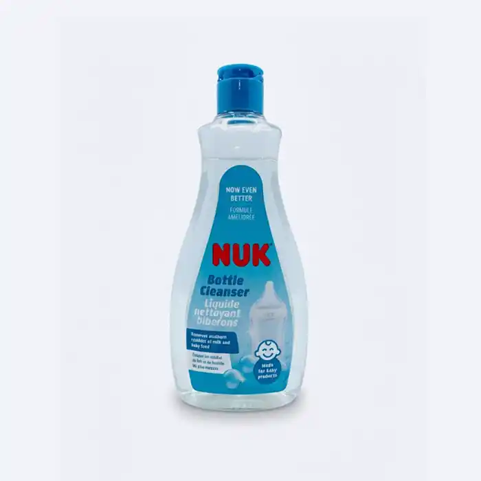 NUK Liquide Nettoyant Biberons - Élimine Résidus de Lait - Sécurité