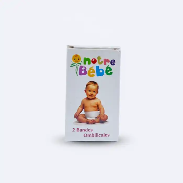 Notre Bébé Bandes Omblicales x2 - Soin Cordon Nouveau-né - Sécurité