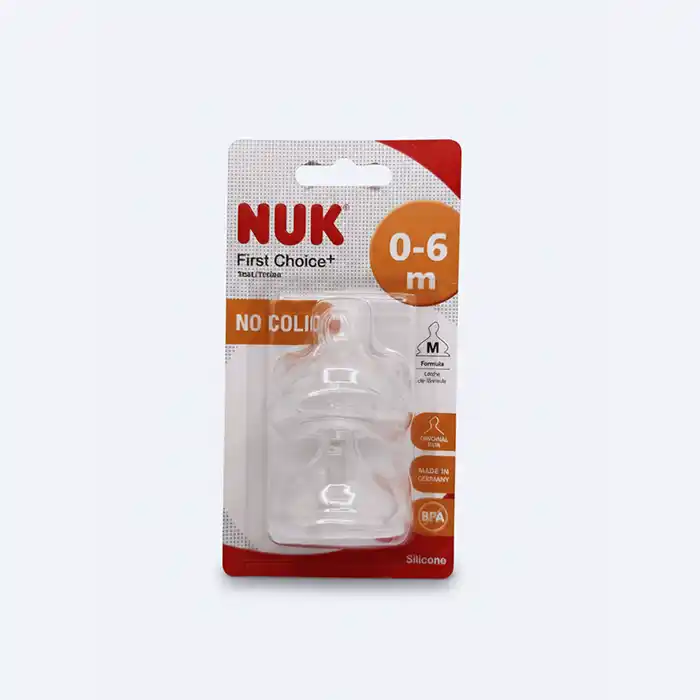 Tétine NUK First Choice+ Silicone Anti-Colique M (0-6m) | Formule