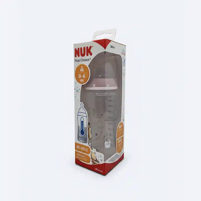 Biberon NUK First Choice+ 300ml | Indicateur Température | 0-6m