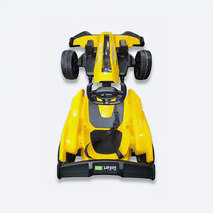 Kart à pédales Jaune Supersonic pour Enfant - Jeu Extérieur Sécurisé