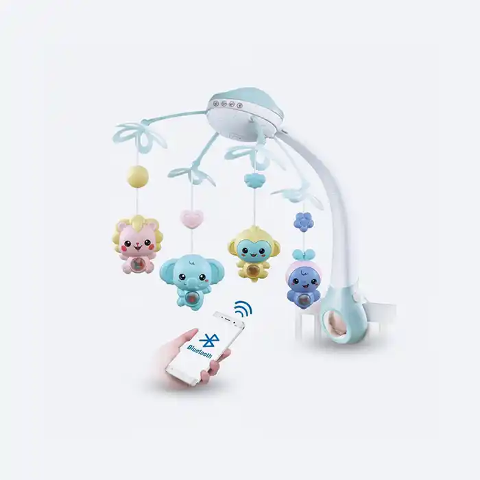 Mobile bébé Projection Veilleuse & Mélodies Bluetooth