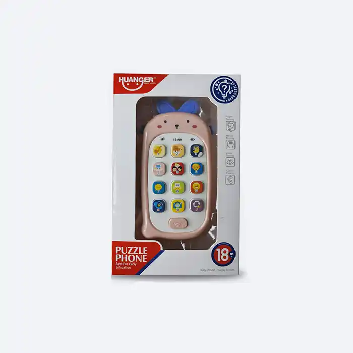 Téléphone Huanger : Jouet Éducatif Bébé & Enfant (dès 18 mois)