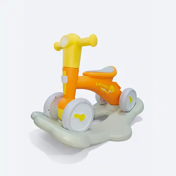 Vélo Pousseur et Bascule 2-en-1 Évolutif