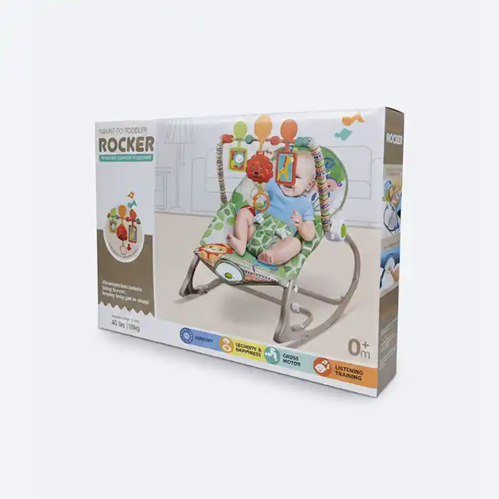 Transat Rocker Bébé Évolutif 0+ Mois | Musique & Vibrations