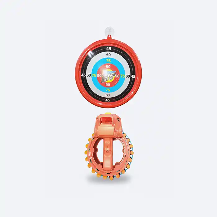 Fusil Dinosaure Roue à Projectiles Souples - Pistolet Élastique Enfants 8+