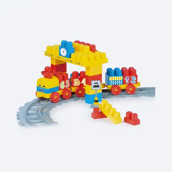 Set Train & Blocs de Construction 58 Pcs - Dolu