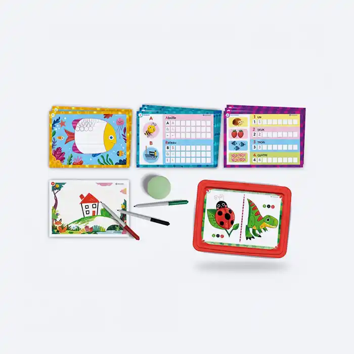 Mon Ardoise 3 en 1 : Écrire, Tracer, Dessiner - Clementoni
