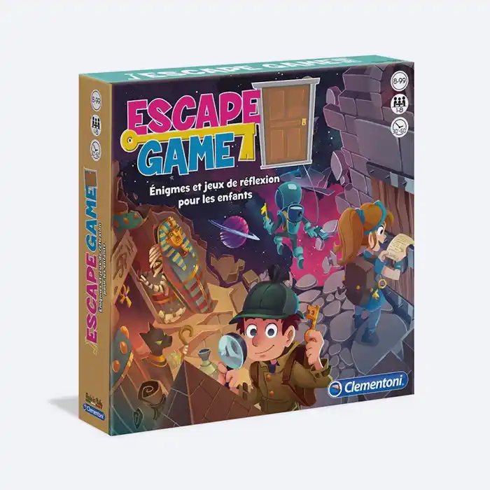 Escape Game Familial Clementoni : 3 Aventures d'Énigmes