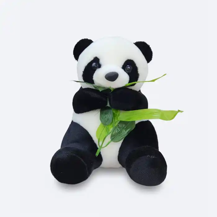 Peluche Panda Géant Doux avec Bambou – Câlins & Décoration