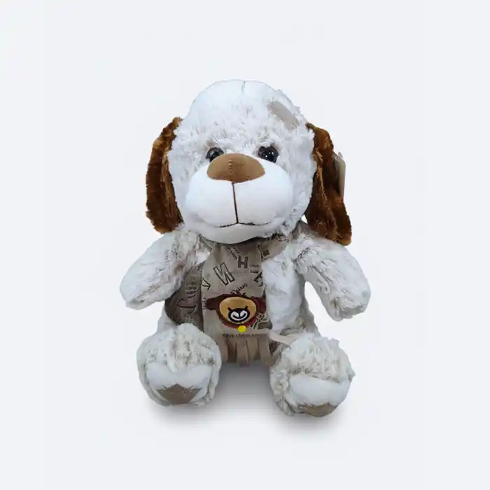 Peluche Chien Saint-Bernard Douce & Réaliste