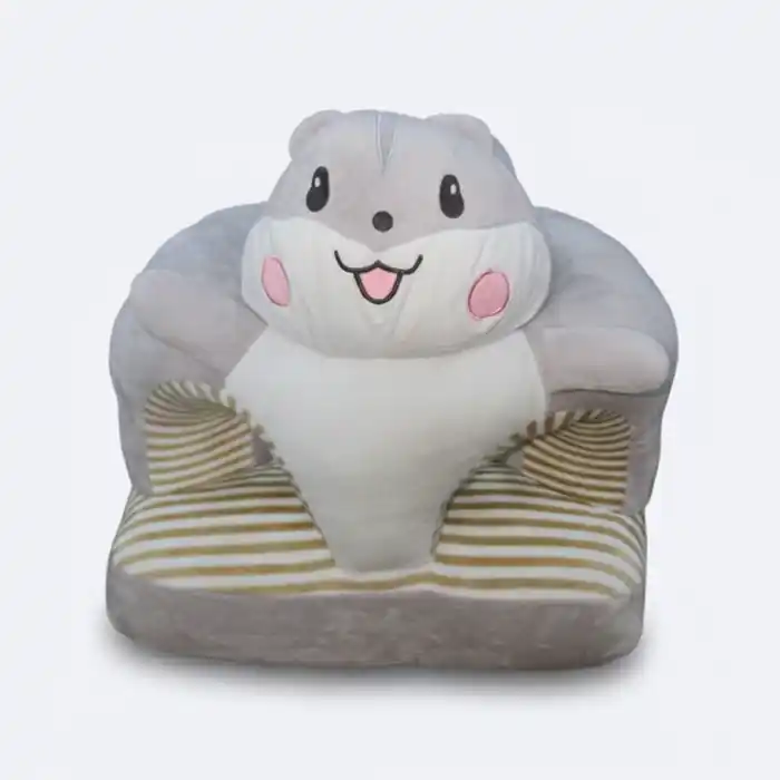 Fauteuil Bébé Gris Écureuil : Siège Sécurité Apprentissage 0M+