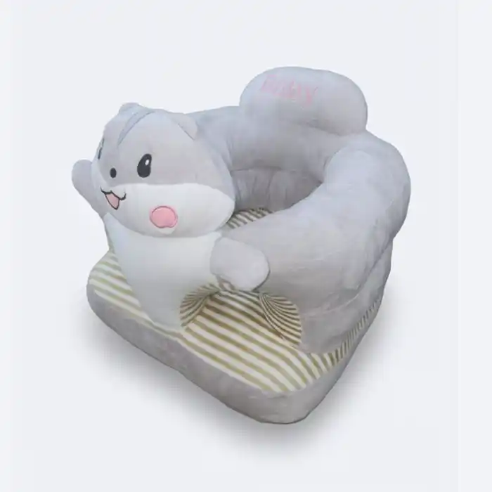 Fauteuil Bébé Gris Écureuil : Siège Sécurité Apprentissage 0M+