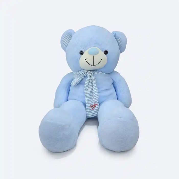 Ours en peluche géant bleu ciel ultra doux - 80cm