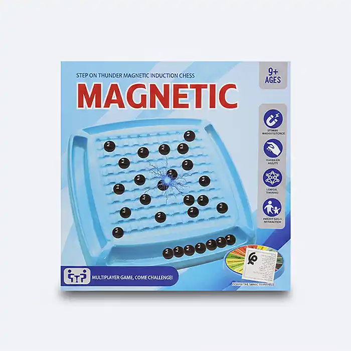 Jeu d’Échecs Magnétique Step on Thunder – Jeu de Société Familial pour Enfants et Adultes