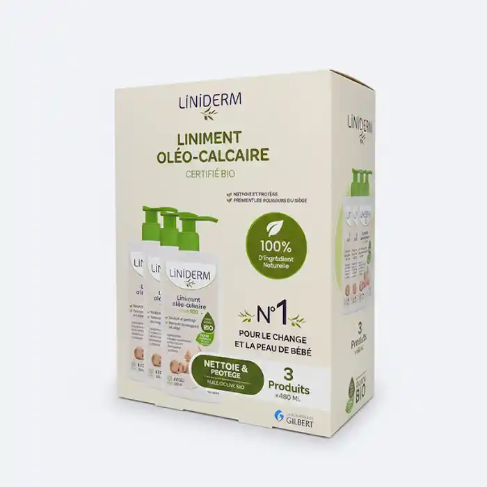 Liniment Oléo-Calcaire Liniderm BIO – Nettoie, Protège et Apaise