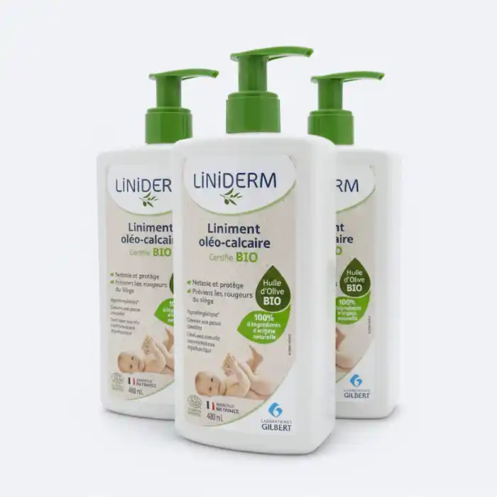 Liniment Oléo-Calcaire Liniderm BIO – Nettoie, Protège et Apaise