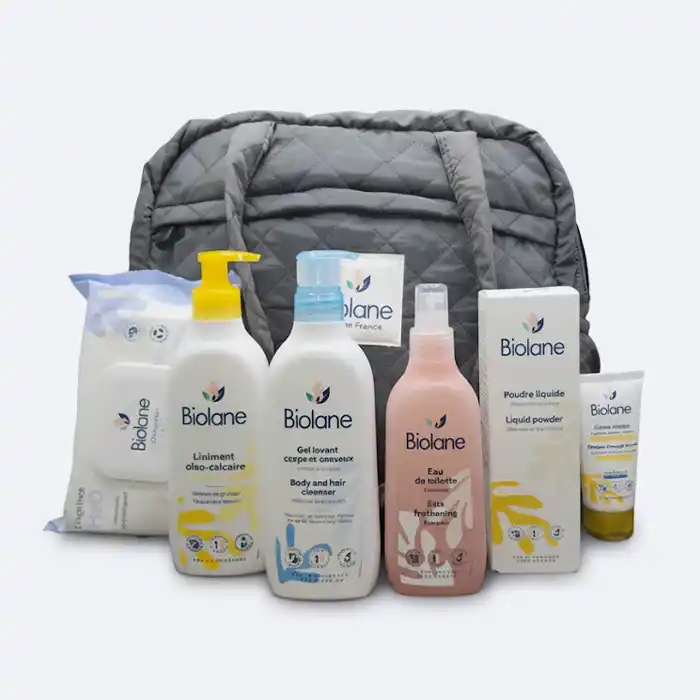 Sac à Langer Biolane & Kit Soin – L'Essentiel Bébé Complet