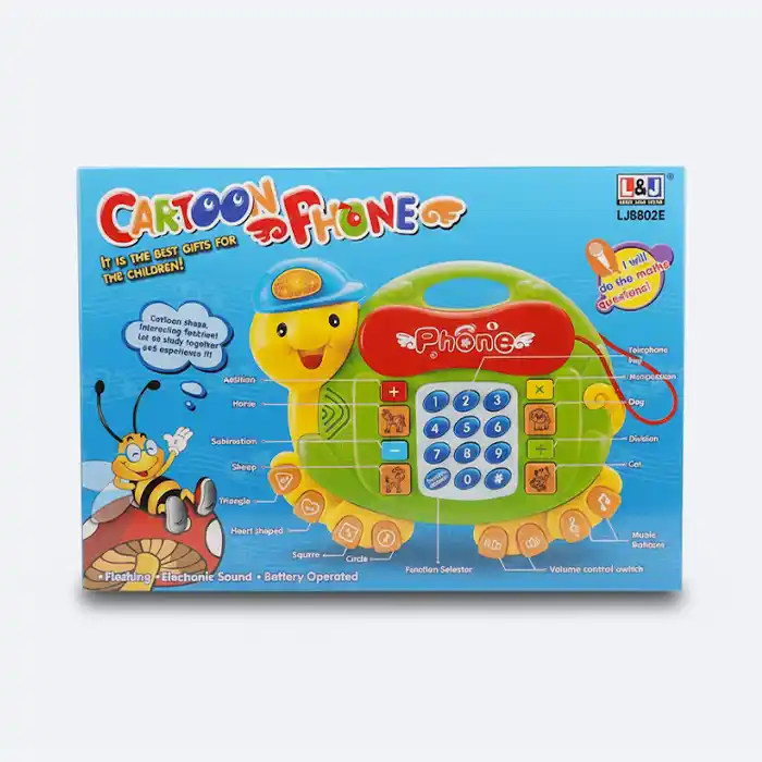 Téléphone Éducatif Tortue L&J – Éveil & Développement Sensoriel