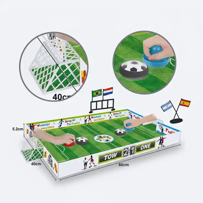 Jeu de Football de Table pour Enfants – Mini Baby-Foot de Tir à Deux | Jouet de Compétition pour Garçons et Filles