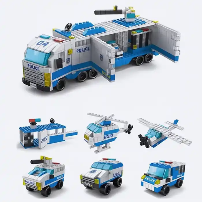 Camion de Police LEGO 6-en-1 – Éveil et Motricité Enfant