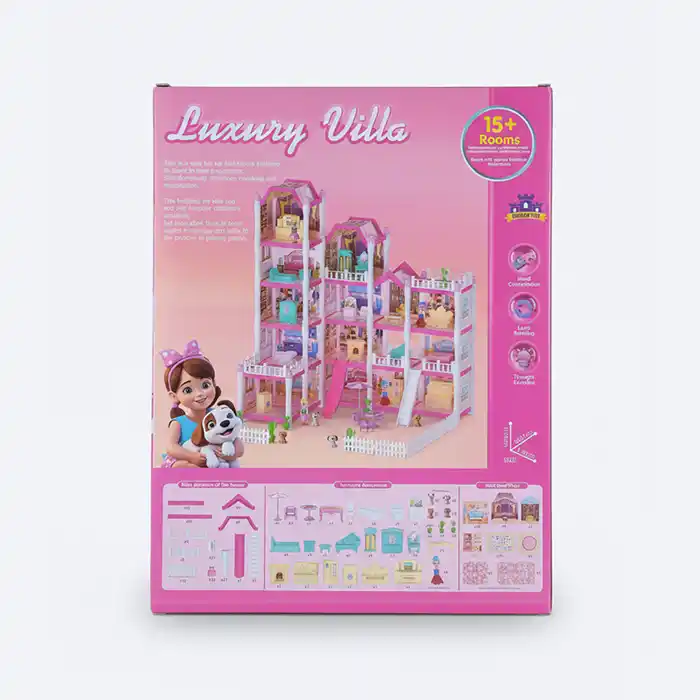 Maison de Poupée Luxury Villa – Éveil et Créativité Premium