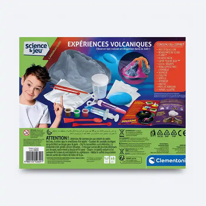 Kit Volcan Clementoni – Expérience Éducative & Éveil Scientifique