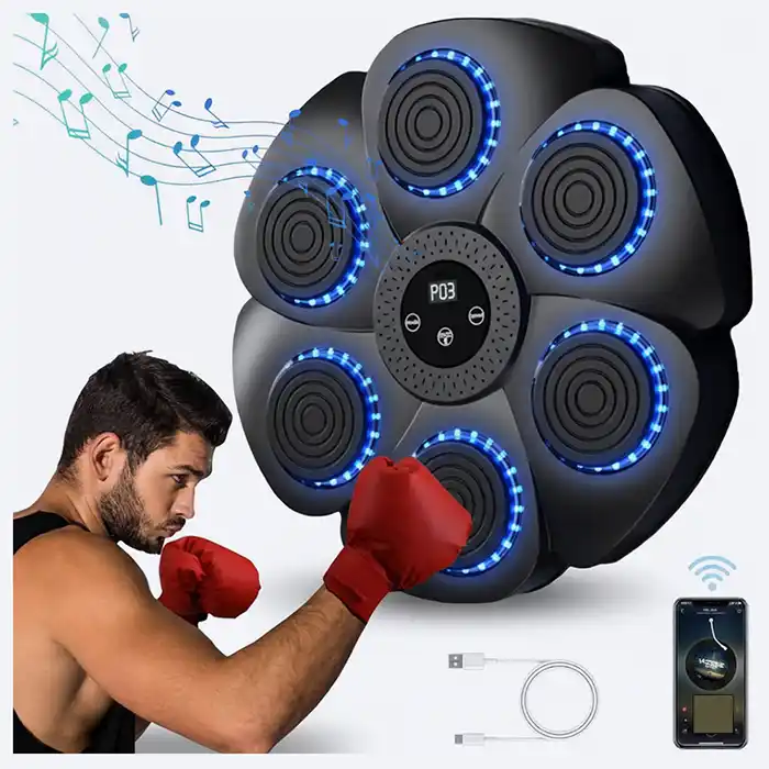 Machine de Boxe Musicale – Éveil Ludique et Sportif Enfant