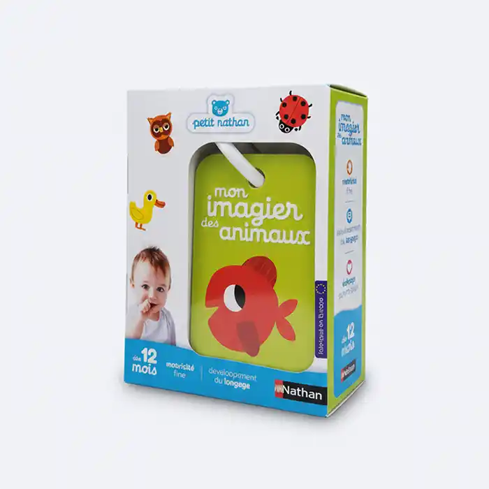Imagier Animaux Petit Nathan – Éveil Éducatif dès 12 mois