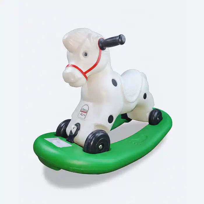 Cheval Bascule & Trotteur 2-en-1 – Éveil et Sécurité Totale