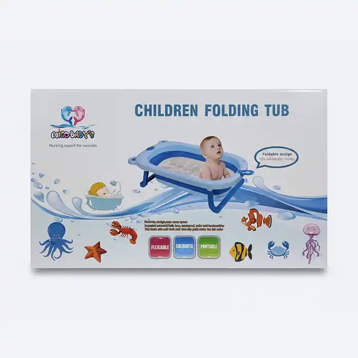 Baignoire Pliable Bébé – Confort Sécurisé et Gain de Place