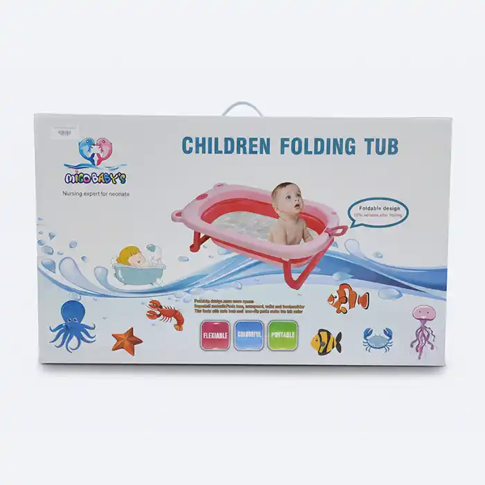 Baignoire Pliable Bébé – Confort Sécurisé et Gain de Place