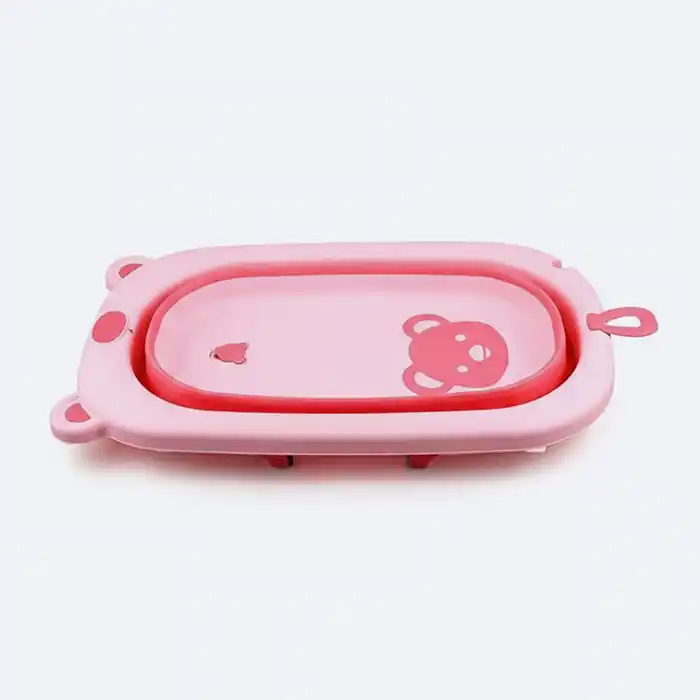 Baignoire Pliable Bébé – Confort Sécurisé et Gain de Place