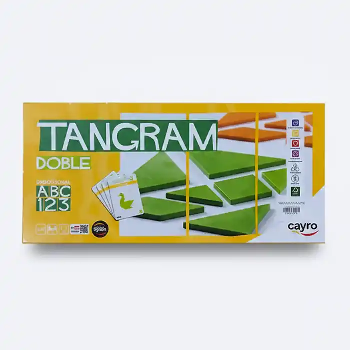 Cayro Double Tangram Jeu Éducatif Logique Enfants Qualité 5+