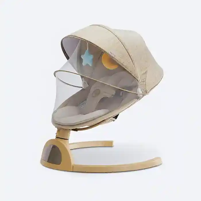 kidilo Chaise Balançoire Électrique Bébé 0-9 Mois Khaki